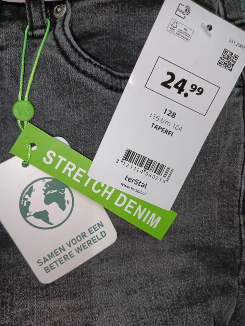 Kids and  Boys Stretch Denim Pant.