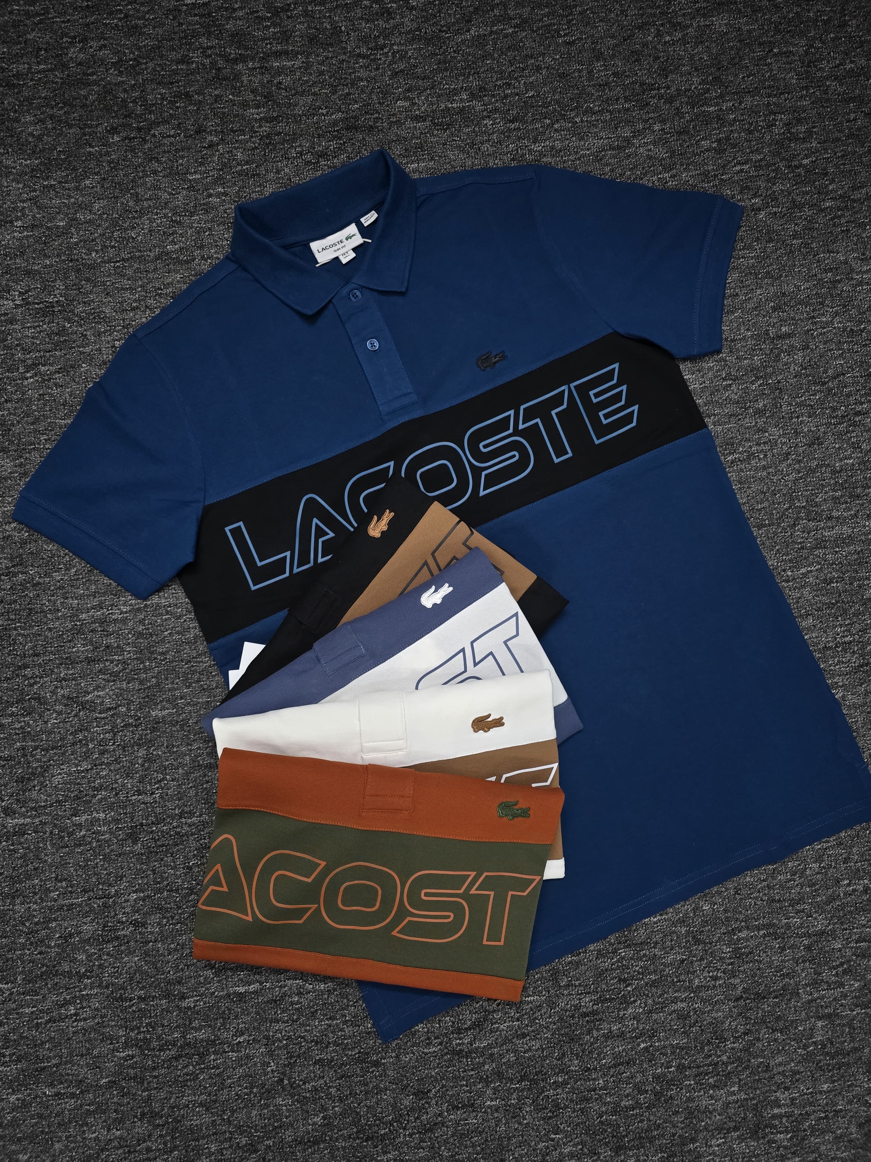 Lacoste Colorblock Logo Premium Polo Shirt