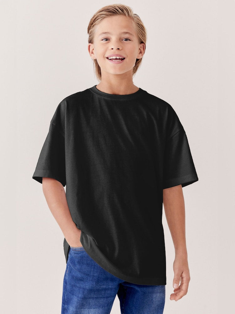 Boys Multicolour Solid t-shirt (High GSM)