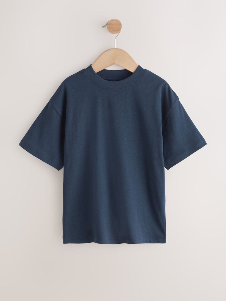 Boys Multicolour Solid t-shirt (High GSM)