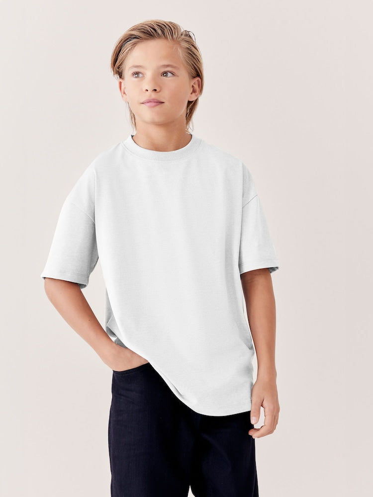 Boys Multicolour Solid t-shirt (High GSM)