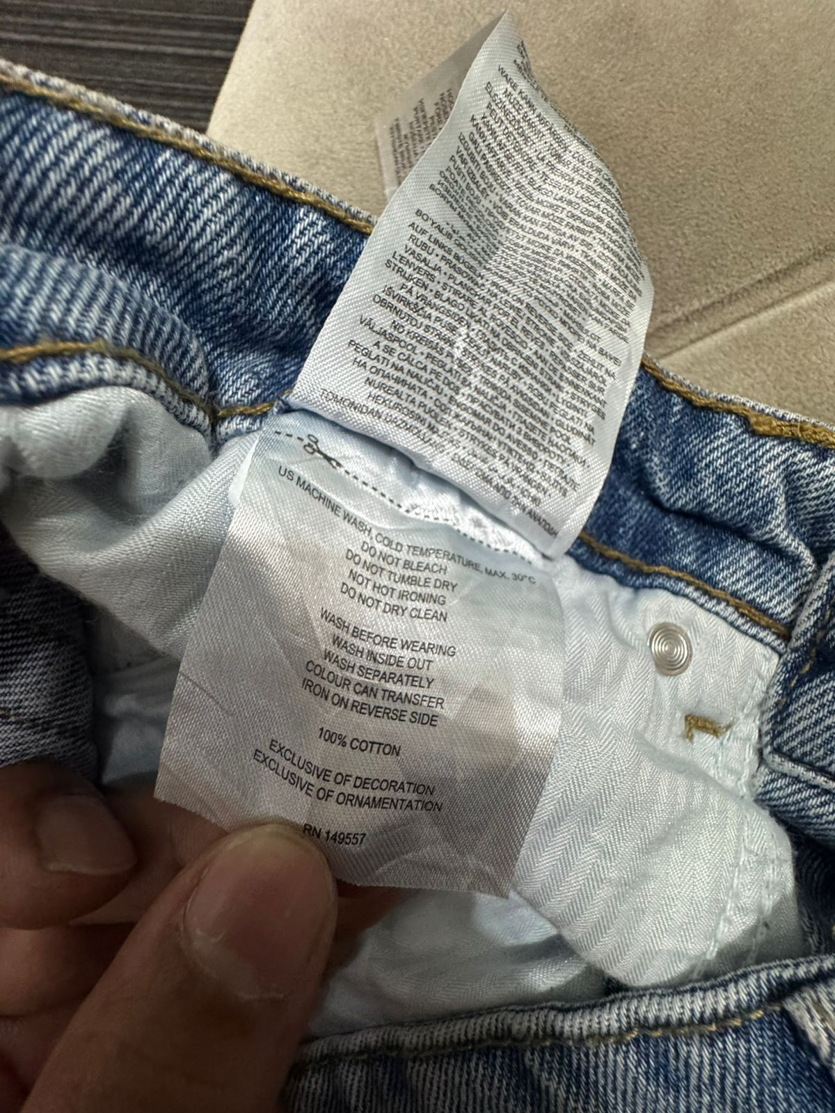 Mens Cotton Denim Shorts