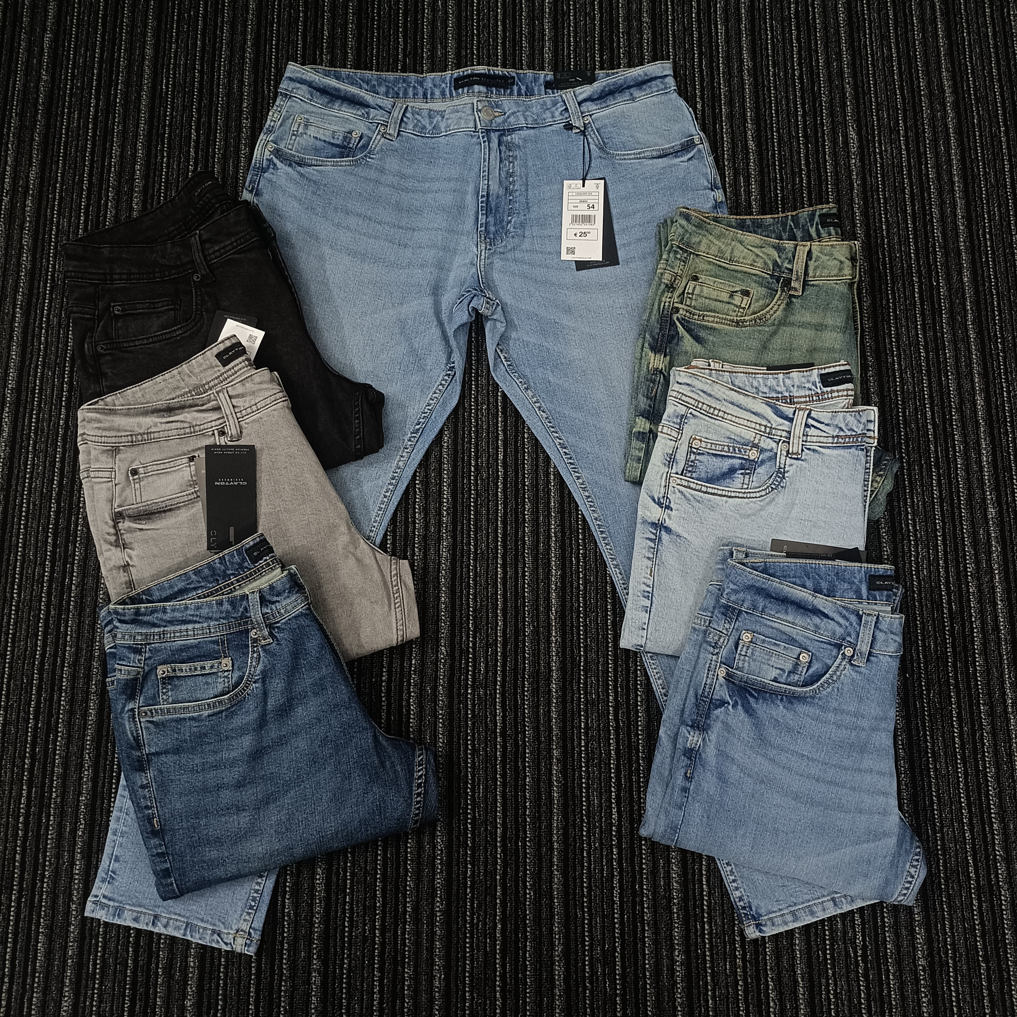 Mens Spandex Slim Fit Denim Pant