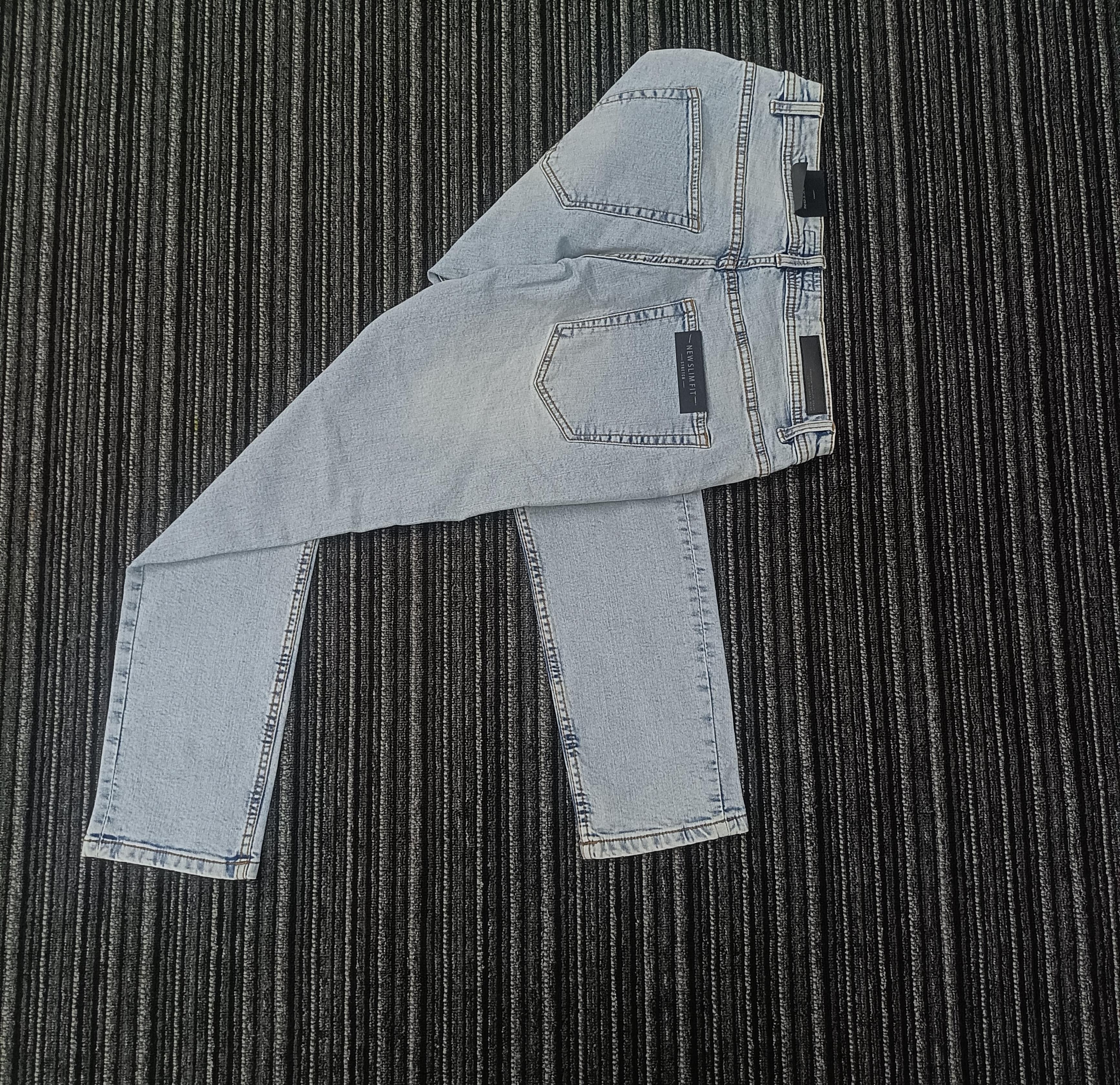 Mens Spandex Slim Fit Denim Pant