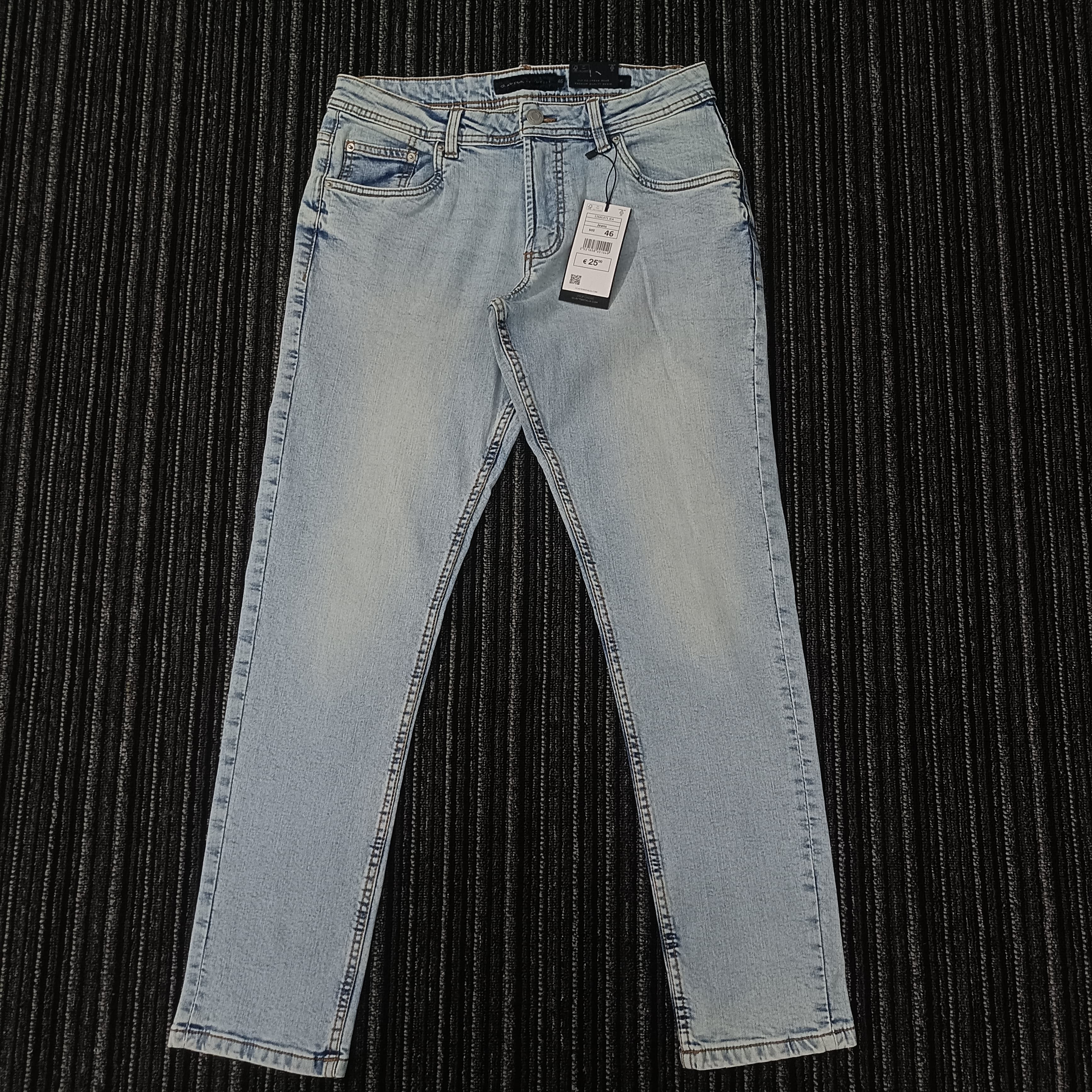 Mens Spandex Slim Fit Denim Pant