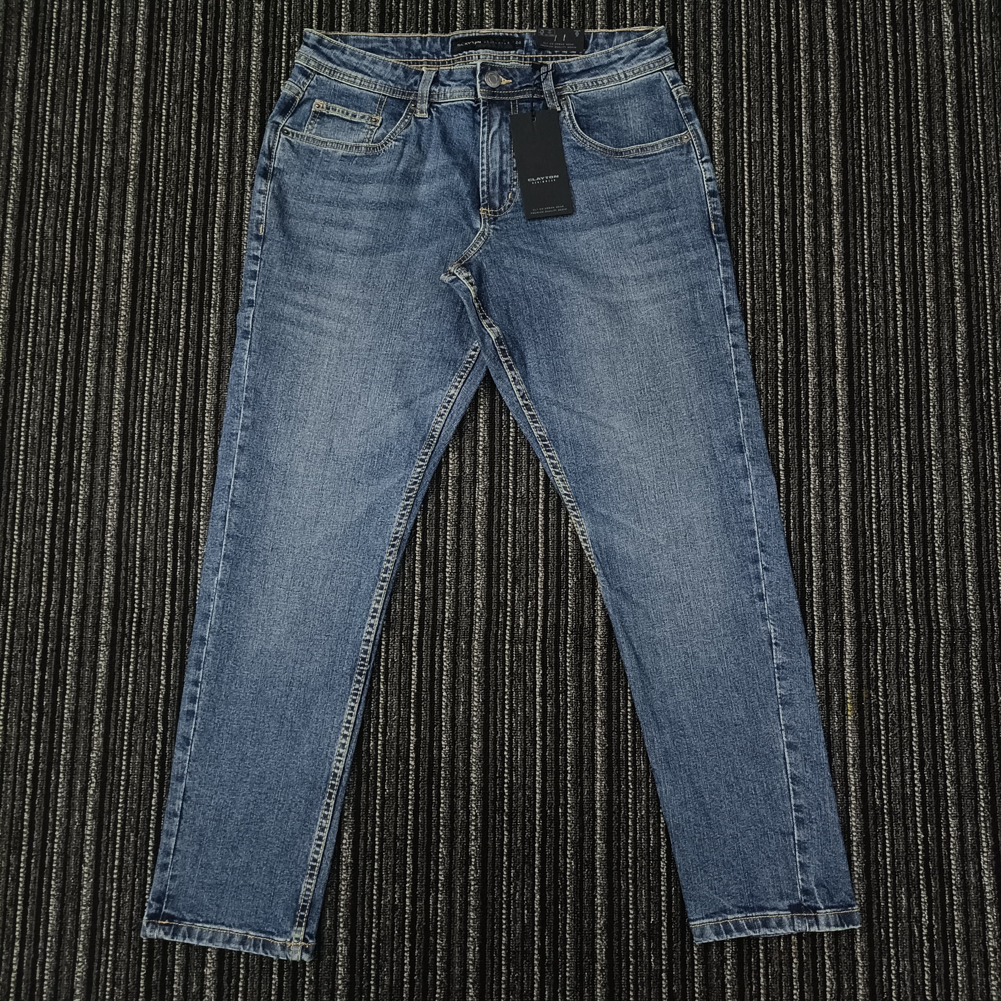 Mens Spandex Slim Fit Denim Pant